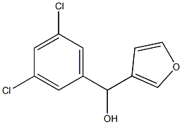 3,5-DICHLOROPHENYL-(3-FURYL)METHANOL Struktur