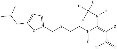 RANITIDINE-D6 Struktur