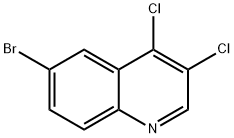 6-BROMO-3,4-DICHLOROQUINOLINE Struktur