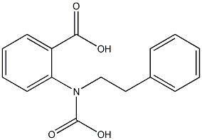 2-(BENZYL-CARBOXYMETHYL-AMINO)-BENZOIC ACID Struktur