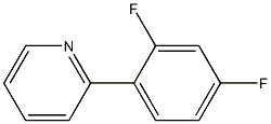 2-(2,4-DIFLUOROPHENYL)PYRIDINE Struktur