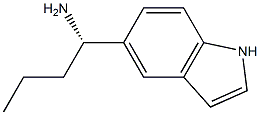 (1S)-1-INDOL-5-YLBUTYLAMINE Struktur