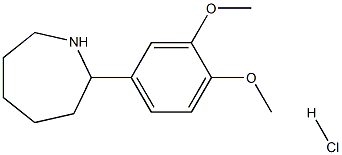 2-(3,4-DIMETHOXYPHENYL)AZEPANE HYDROCHLORIDE Struktur