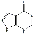 1,7-DIHYDRO-PYRAZOLO[3,4-D]PYRIMIDIN-4-ONE Struktur