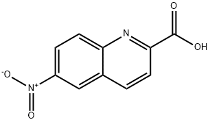 6-NITROQUINOLINE-2-CARBOXYLIC ACID Struktur