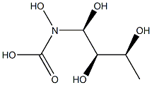 5-AMINO-6-CARBOXYLIC-1-DEOXY-D-GLUCOPYRANOSE Struktur