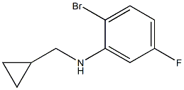 (1R)(2-BROMO-5-FLUOROPHENYL)CYCLOPROPYLMETHYLAMINE Struktur