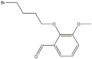 2-(4-BROMO-BUTOXY)-3-METHOXY-BENZALDEHYDE Struktur