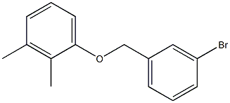 3-BROMOBENZYL-(2,3-DIMETHYLPHENYL)ETHER Struktur