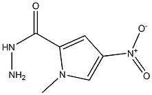 1-METHYL-4-NITRO-1H-PYRROLE-2-CARBOHYDRAZIDE Struktur