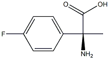 (2S)-2-AMINO-2-(4-FLUOROPHENYL)PROPANOIC ACID Struktur