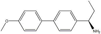 (1R)-1-[4-(4-METHOXYPHENYL)PHENYL]PROPYLAMINE Struktur