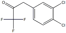 3-(3,4-DICHLOROPHENYL)-1,1,1-TRIFLUORO-2-PROPANONE Struktur