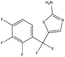 5-(PENTAFLUOROBENZYL)-1,3-THIAZOL-2-AMINE Struktur