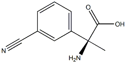 (2S)-2-AMINO-2-(3-CYANOPHENYL)PROPANOIC ACID Struktur