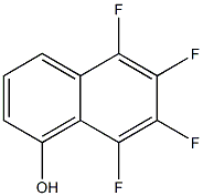 5,6,7,8-TETRAFLUORO-NAPHTHALEN-1-OL Struktur