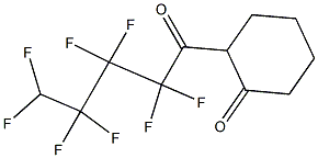 2-(2,2,3,3,4,4,5,5-OCTAFLUOROPENTANOYL)CYCLOHEXANONE Struktur