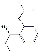 (1S)-1-[2-(DIFLUOROMETHOXY)PHENYL]PROPYLAMINE Struktur