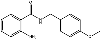 2-AMINO-N-(4-METHOXYBENZYL)BENZAMIDE Struktur