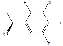 (1S)-1-(3-CHLORO-2,4,5-TRIFLUOROPHENYL)ETHYLAMINE Struktur