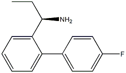 (1R)-1-[2-(4-FLUOROPHENYL)PHENYL]PROPYLAMINE Struktur