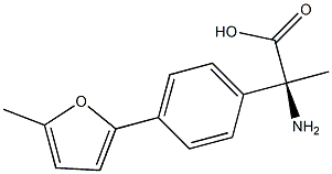 (2S)-2-AMINO-2-[4-(5-METHYL(2-FURYL))PHENYL]PROPANOIC ACID Struktur