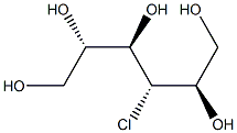 4-CHLORO-4-DEOXY-D-GALACTITOL Struktur