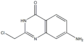 7-AMINO-2-CHLOROMETHYL-3H-QUINAZOLIN-4-ONE Struktur