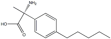 (2R)-2-AMINO-2-(4-PENTYLPHENYL)PROPANOIC ACID Struktur