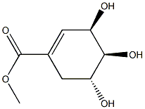 (3R-(3ALPHA,4ALPHA,5BETA))-3,4,5-TRIHYDROXY-1-CYCLOHEXENE-1-CARBOXYLIC ACID METHYL ESTER Struktur