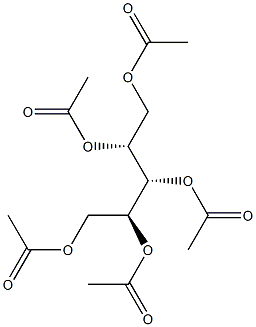 1,2,3,4,5-PENTA-O-ACETYLXYLITOL Struktur