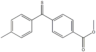 METHYL 4-(4-METHYLTHIOBENZOYL)BENZOATE Struktur