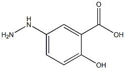 5-HYDRAZINO-2-HYDROXY-BENZOIC ACID Struktur