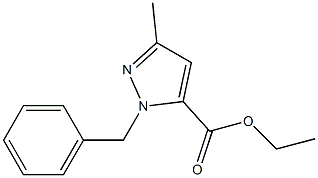 ETHYL 1-BENZYL-3-METHYL-1H-PYRAZOLE-5-CARBOXYLATE Struktur