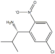 (1S)-1-(5-CHLORO-2-NITROPHENYL)-2-METHYLPROPYLAMINE Struktur