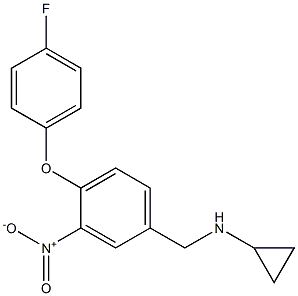 (1S)CYCLOPROPYL[4-(4-FLUOROPHENOXY)-3-NITROPHENYL]METHYLAMINE Struktur