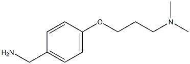 4-(3-DIMETHYLAMINO-PROPOXY)BENZYLAMINE Struktur