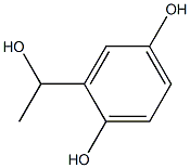 2-(1-HYDROXYETHYL)BENZENE-1,4-DIOL Struktur