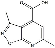 3,6-DIMETHYLISOXAZOLO[5,4-B]PYRIDINE-4-CARBOXYLIC ACID Struktur