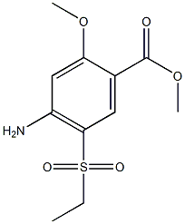 4-AMINO-5-ETHANESULFONYL-2-METHOXY-BENZOIC ACID METHYL ESTER Struktur