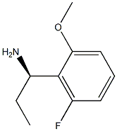 (1R)-1-(6-FLUORO-2-METHOXYPHENYL)PROPYLAMINE Struktur