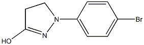 1-(4-BROMOPHENYL)-3-HYDROXY-2-PYRAZOLINE Struktur