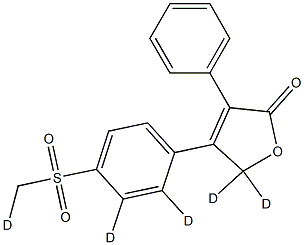 ROFECOXIB-D5 Struktur