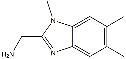 C-(1,5,6-TRIMETHYL-1H-BENZOIMIDAZOL-2-YL)-METHYLAMINE Struktur