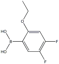 4,5-DIFLUORO-2-ETHOXYPHENYLBORONIC ACID Struktur