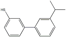 3-(3-ISOPROPYLPHENYL)THIOPHENOL Struktur