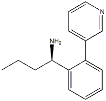 (1R)-1-(2-(3-PYRIDYL)PHENYL)BUTYLAMINE Struktur