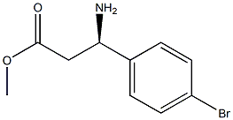 METHYL (3R)-3-AMINO-3-(4-BROMOPHENYL)PROPANOATE Struktur