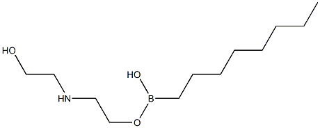 N-OCTYLBORONIC ACID DIETHANOLAMINE ESTER Struktur