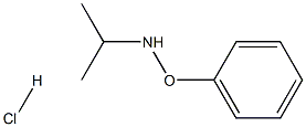 PHENOXYISOPROPYLAMINE HCL Struktur